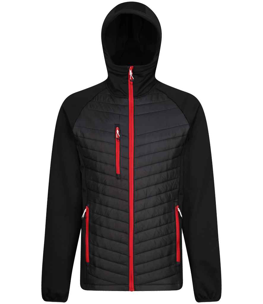 Regatta Navigate Hybrid Jacket | Black/Classic Red - Regatta Professional - Lancashire Teamwear