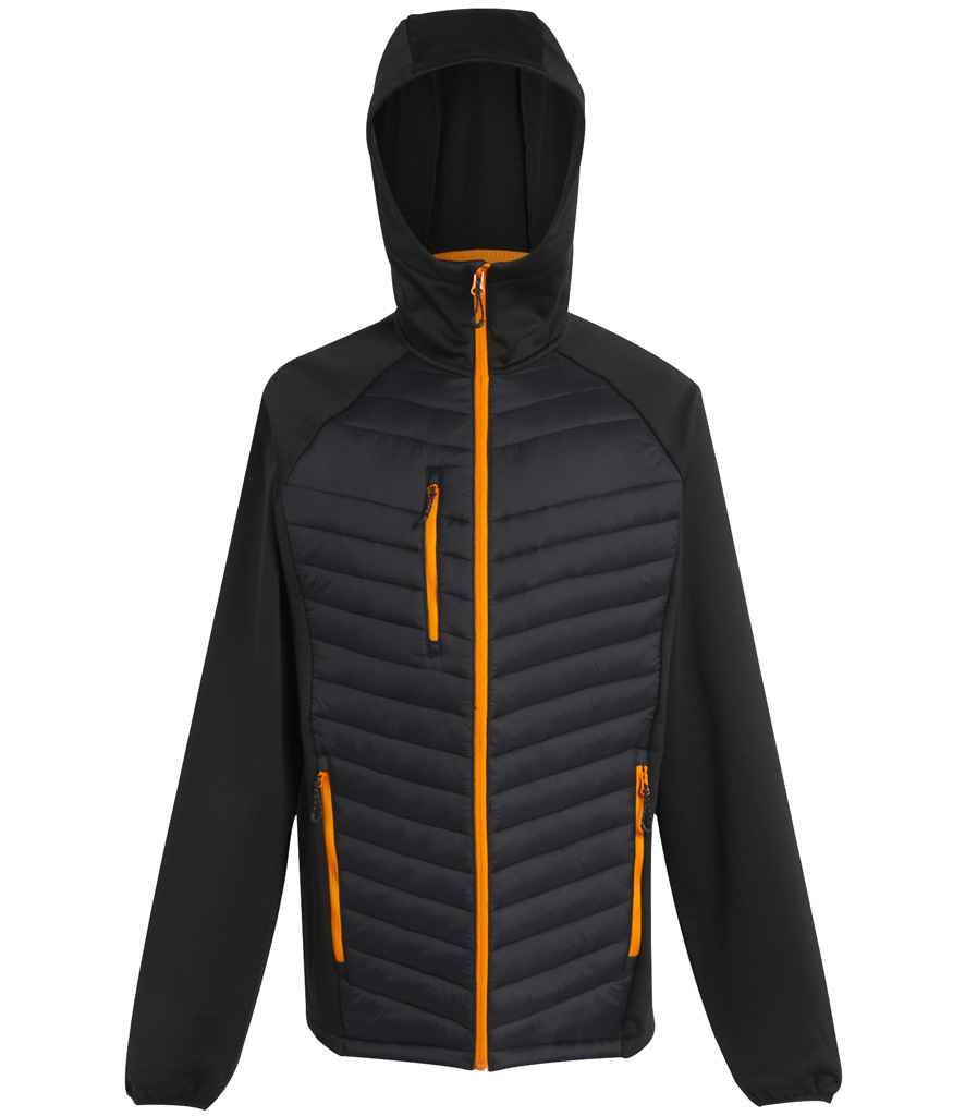 Regatta Navigate Hybrid Jacket Black/Orange Pop