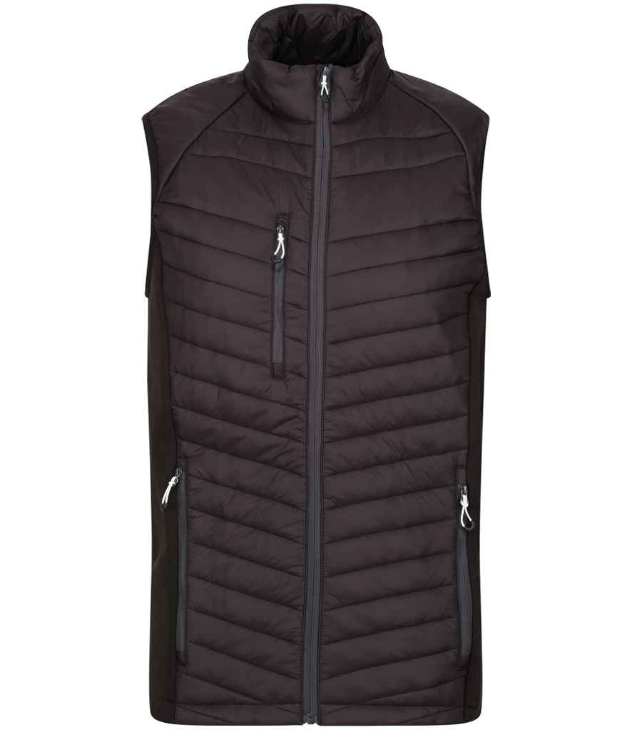 Regatta Navigate Hybrid Bodywarmer | Black/Seal Grey - Regatta Professional Gilet - Lancashire Teamwear