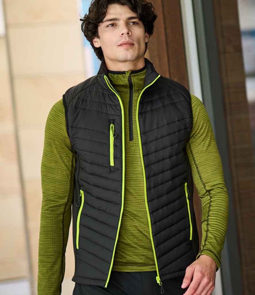 Regatta Navigate Hybrid Bodywarmer | Black/Lime Green - Regatta Professional Gilet - Lancashire Teamwear