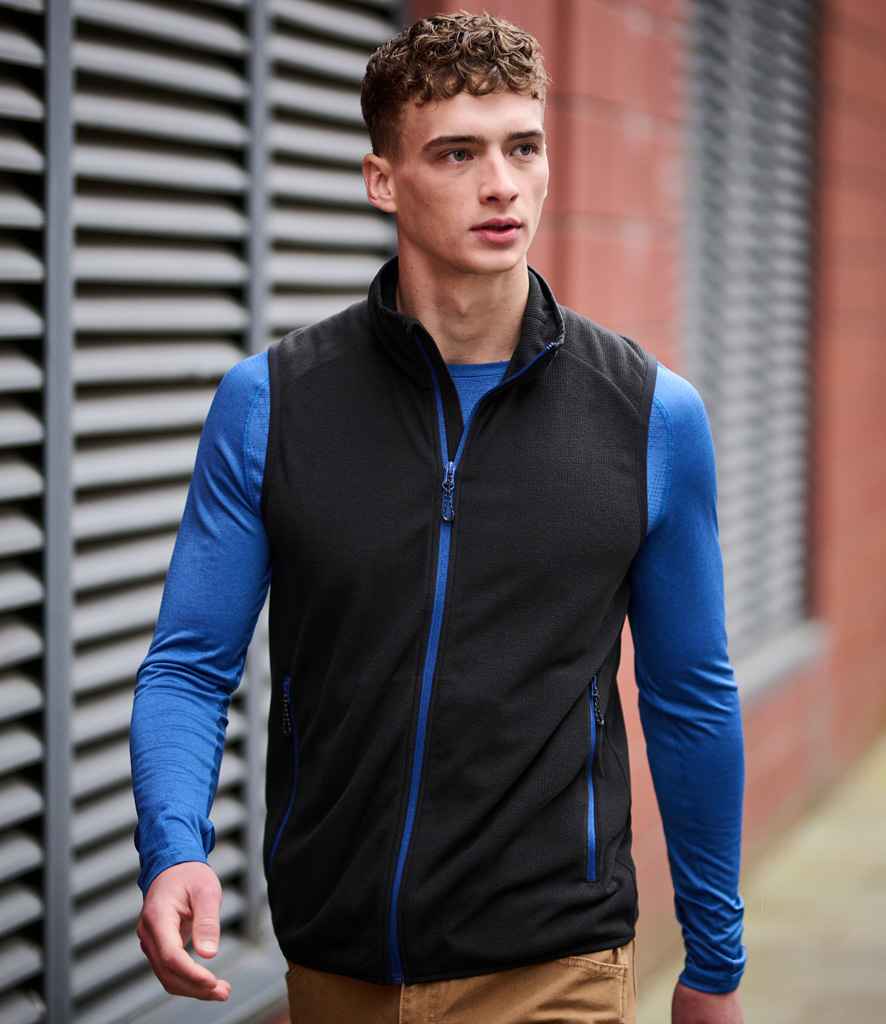 Regatta Navigate Fleece Bodywarmer | Black/New Royal Blue - Regatta Professional Gilet - Lancashire Teamwear