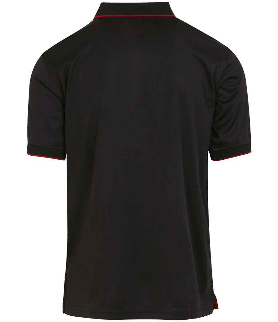 Regatta Navigate Polo Shirt | Black/Classic Red - Regatta Professional - Lancashire Teamwear
