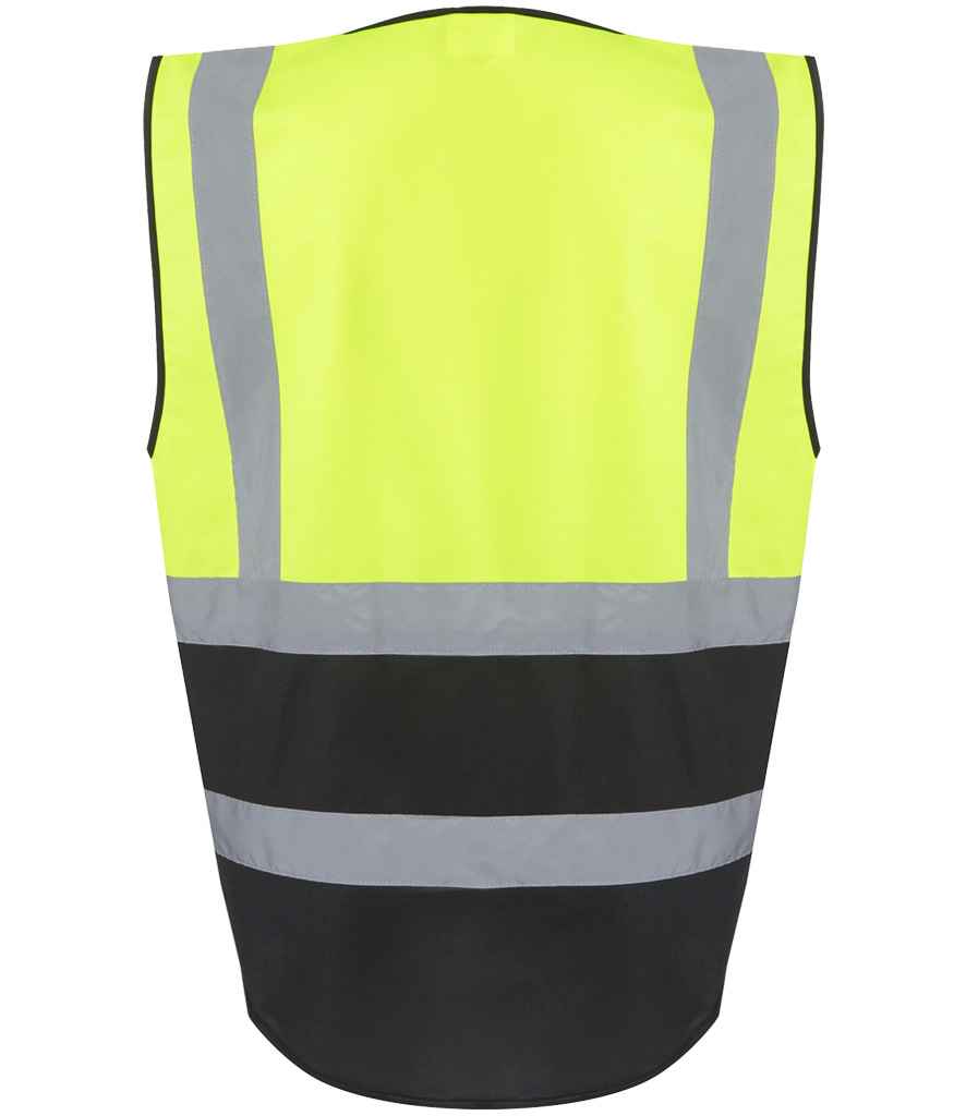 Regatta High Visibility Pro Executive Vest | Yellow/Black Waistcoat - Lancashire Teamwear