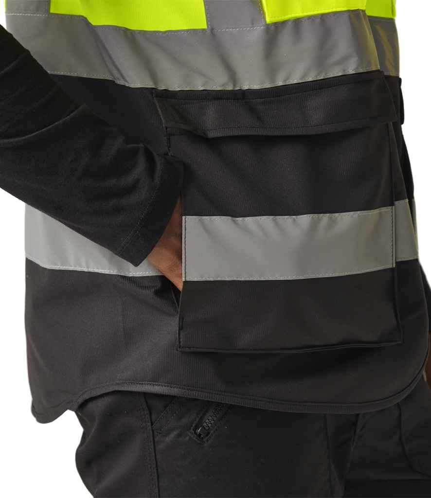 Regatta High Visibility Pro Executive Vest | Yellow/Black Waistcoat - Lancashire Teamwear