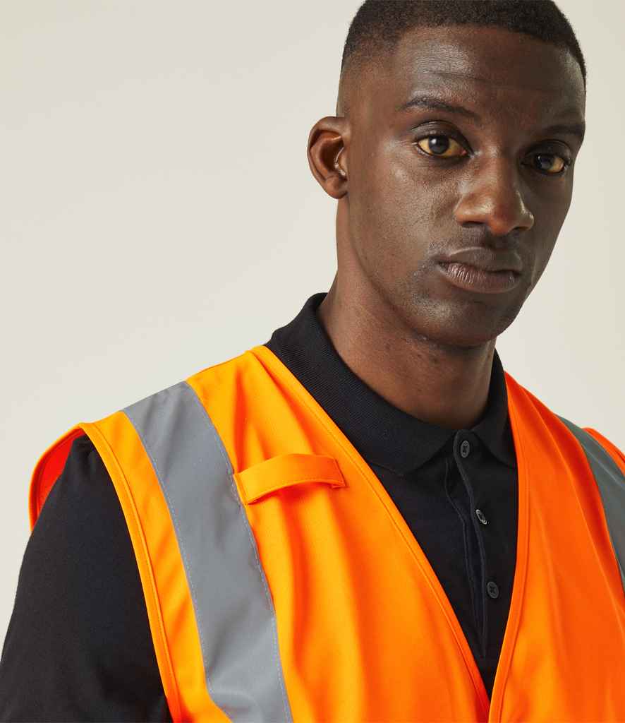 Regatta High Visibility Pro Supervisor Vest | Orange Waistcoat - Lancashire Teamwear