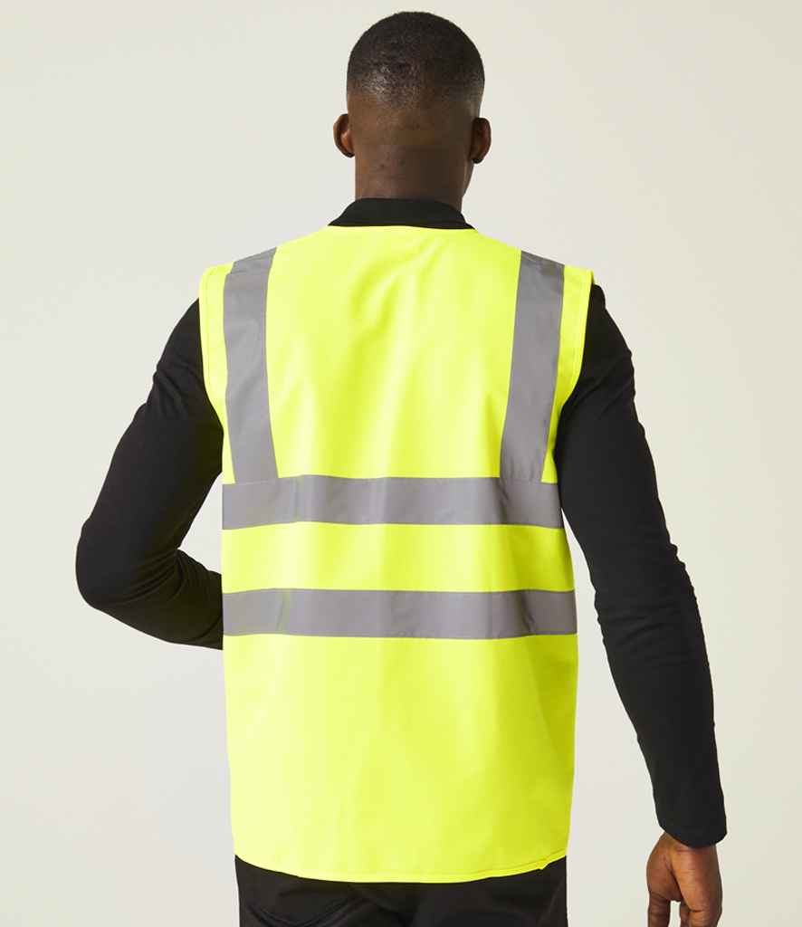 Regatta High Visibility Pro Supervisor Vest | Yellow Waistcoat - Lancashire Teamwear