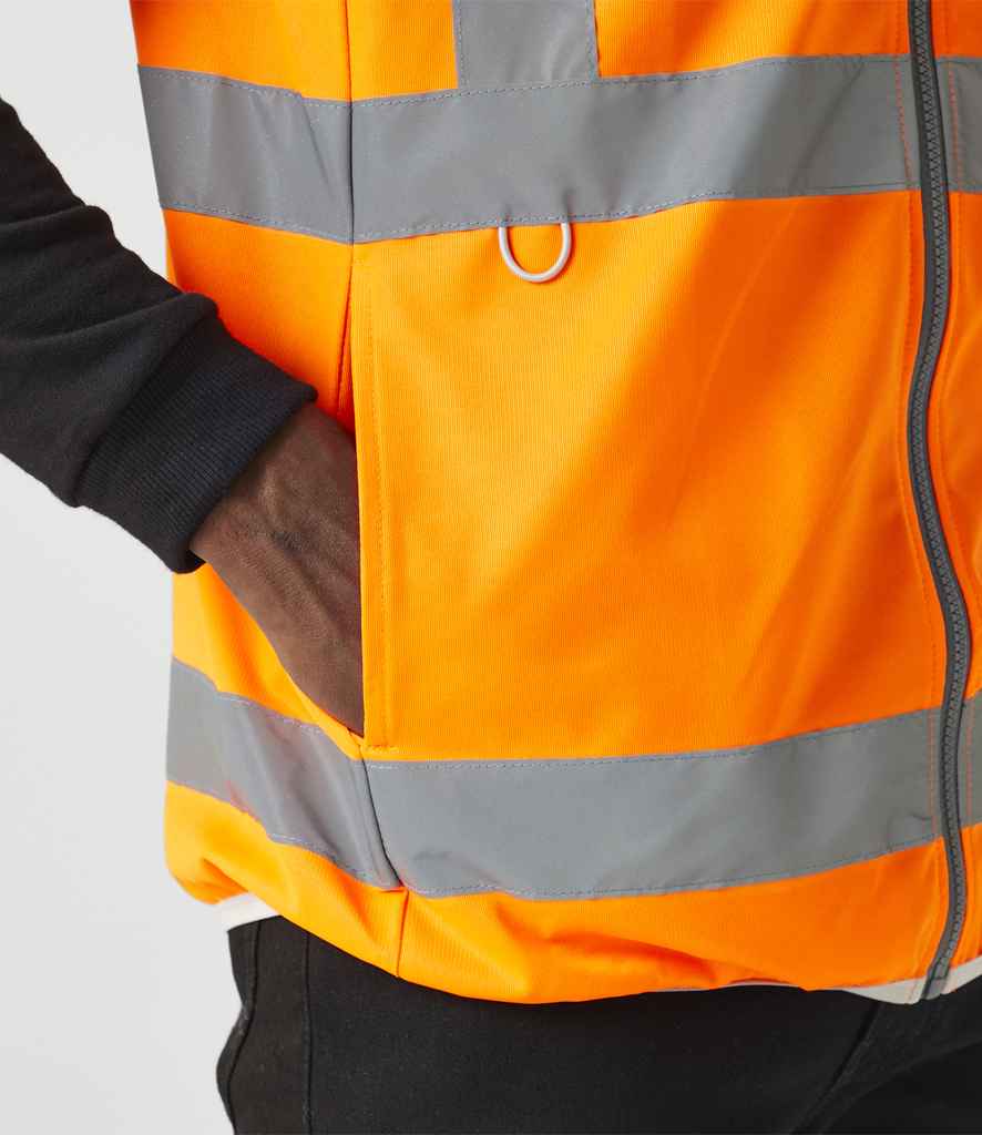 Regatta High Visibility Pro Full Zip Gilet | Orange - Lancashire Teamwear