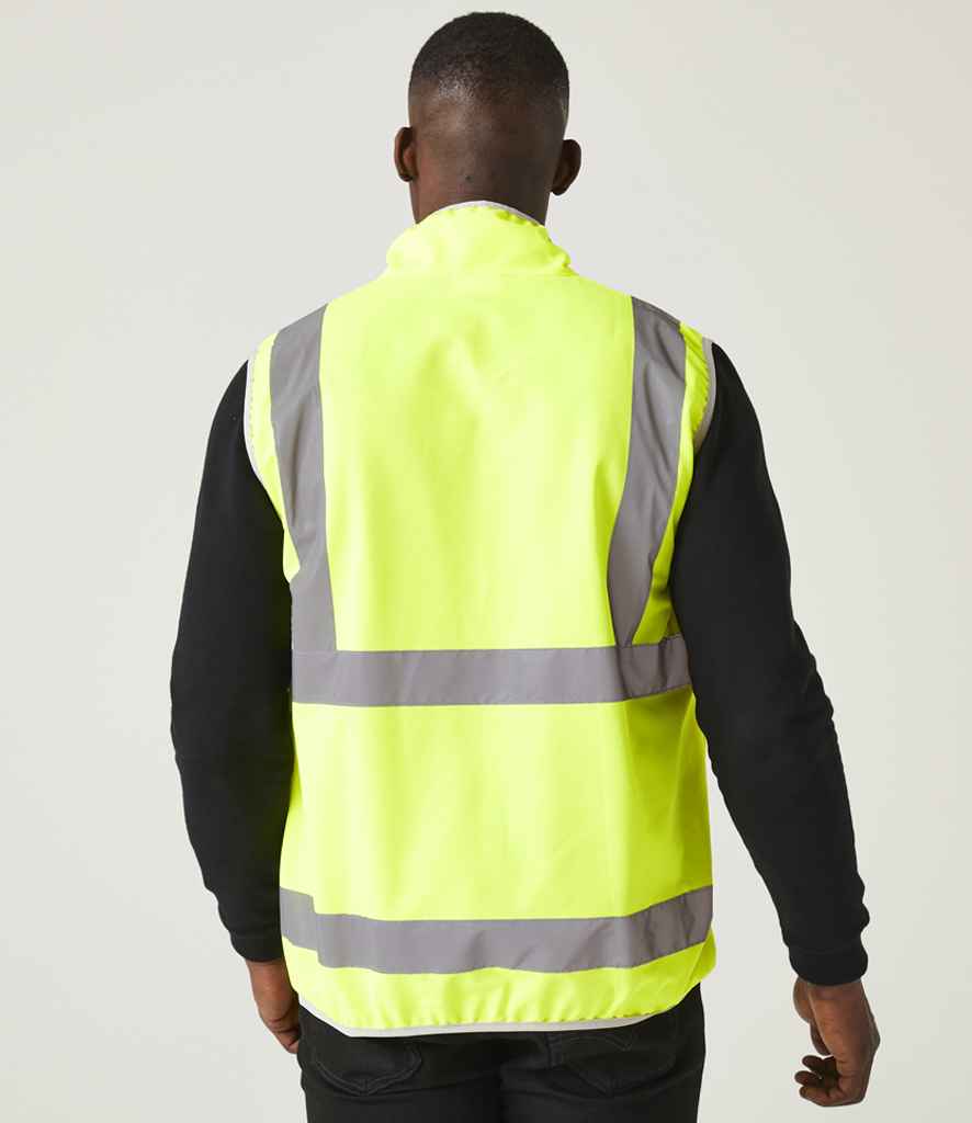 Regatta High Visibility Pro Full Zip Gilet | Yellow - Lancashire Teamwear