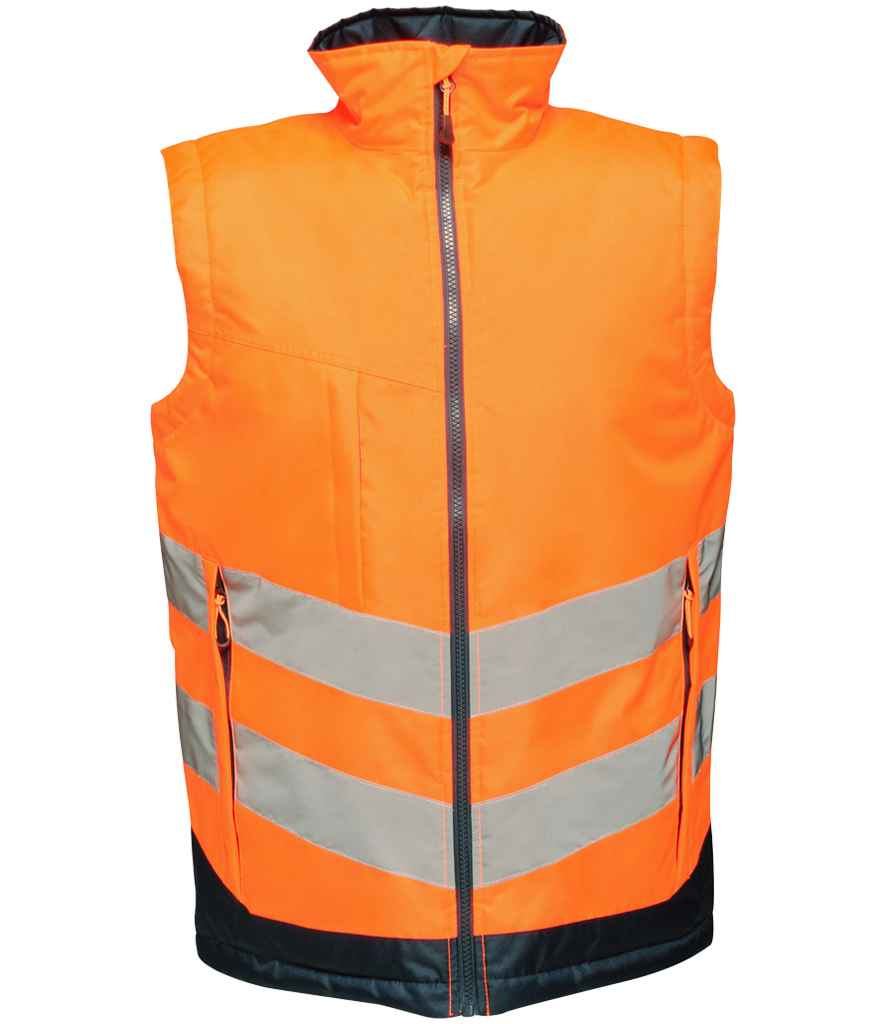 Regatta High Visibility Pro Bodywarmer Orange/Navy