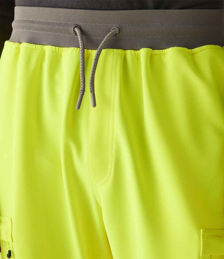 Regatta High Visibility Prolite Stretch Jog Pants | Yellow Trousers - Lancashire Teamwear