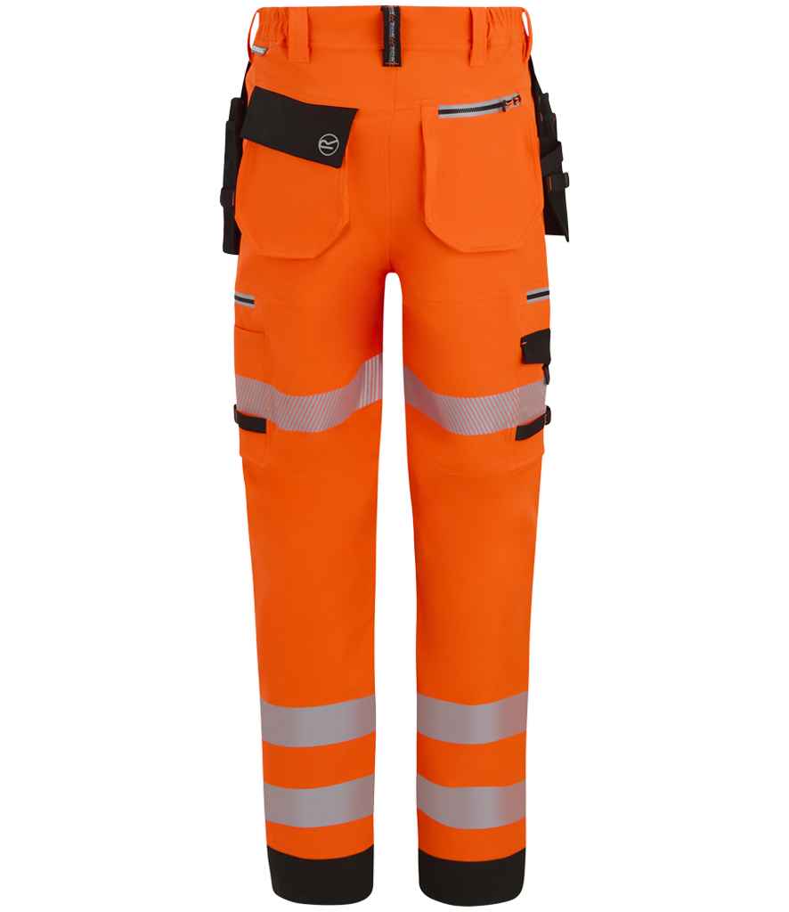Regatta High Visibility Infiltrate Stretch Holster Trousers | Orange/Black - Lancashire Teamwear