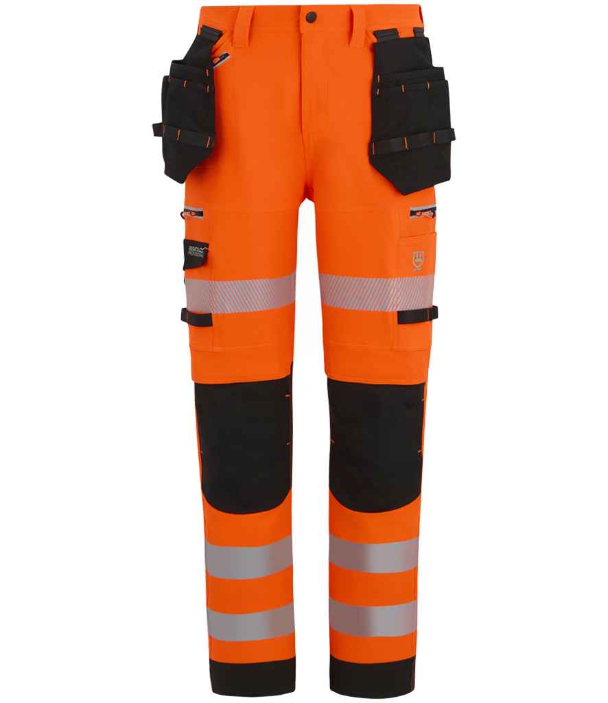 Regatta High Visibility Infiltrate Stretch Holster Trousers | Orange/Black - Lancashire Teamwear