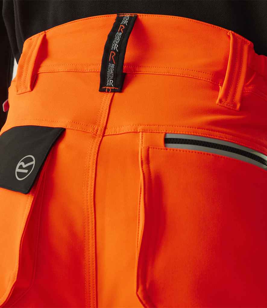 Regatta High Visibility Infiltrate Stretch Holster Trousers | Orange/Black - Lancashire Teamwear