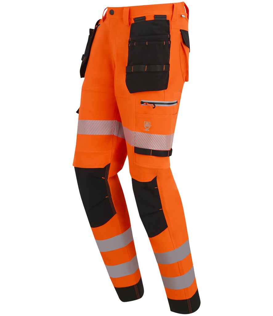 Regatta High Visibility Infiltrate Stretch Holster Trousers | Orange/Black - Lancashire Teamwear