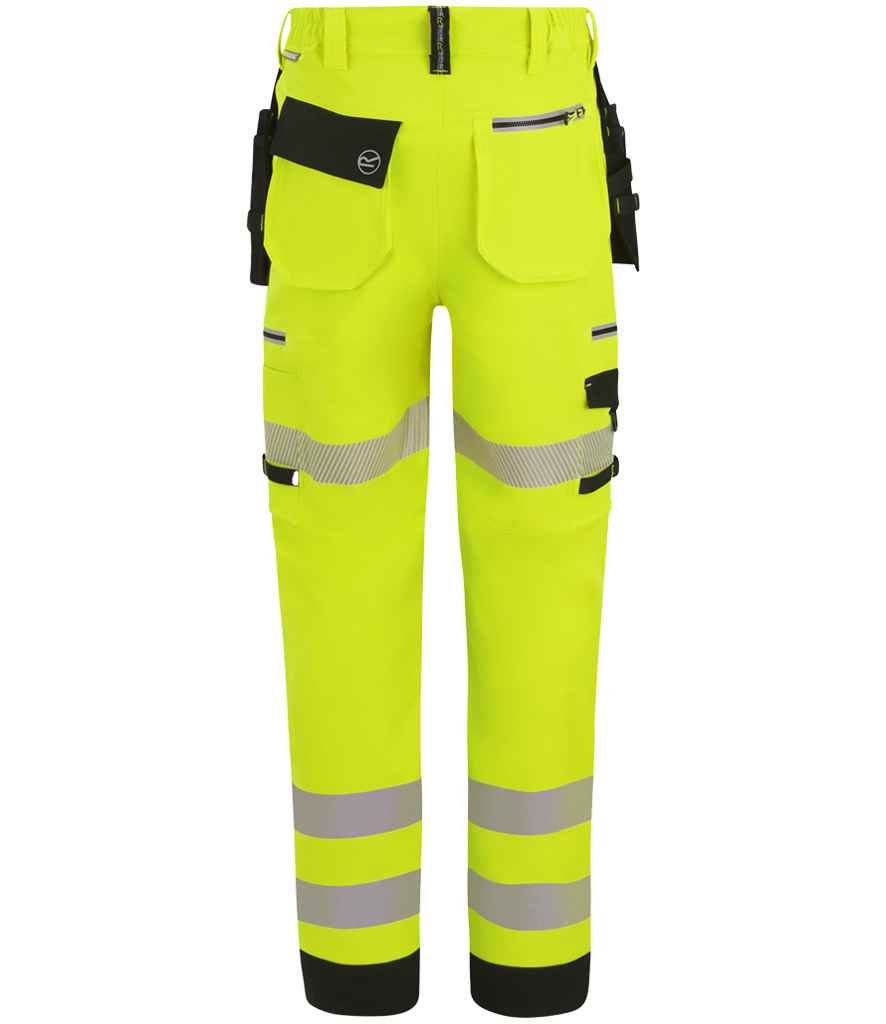 Regatta High Visibility Infiltrate Stretch Holster Trousers | Yellow/Black - Lancashire Teamwear