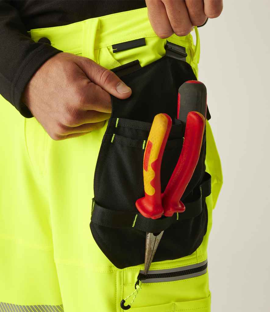 Regatta High Visibility Infiltrate Stretch Holster Trousers | Yellow/Black - Lancashire Teamwear
