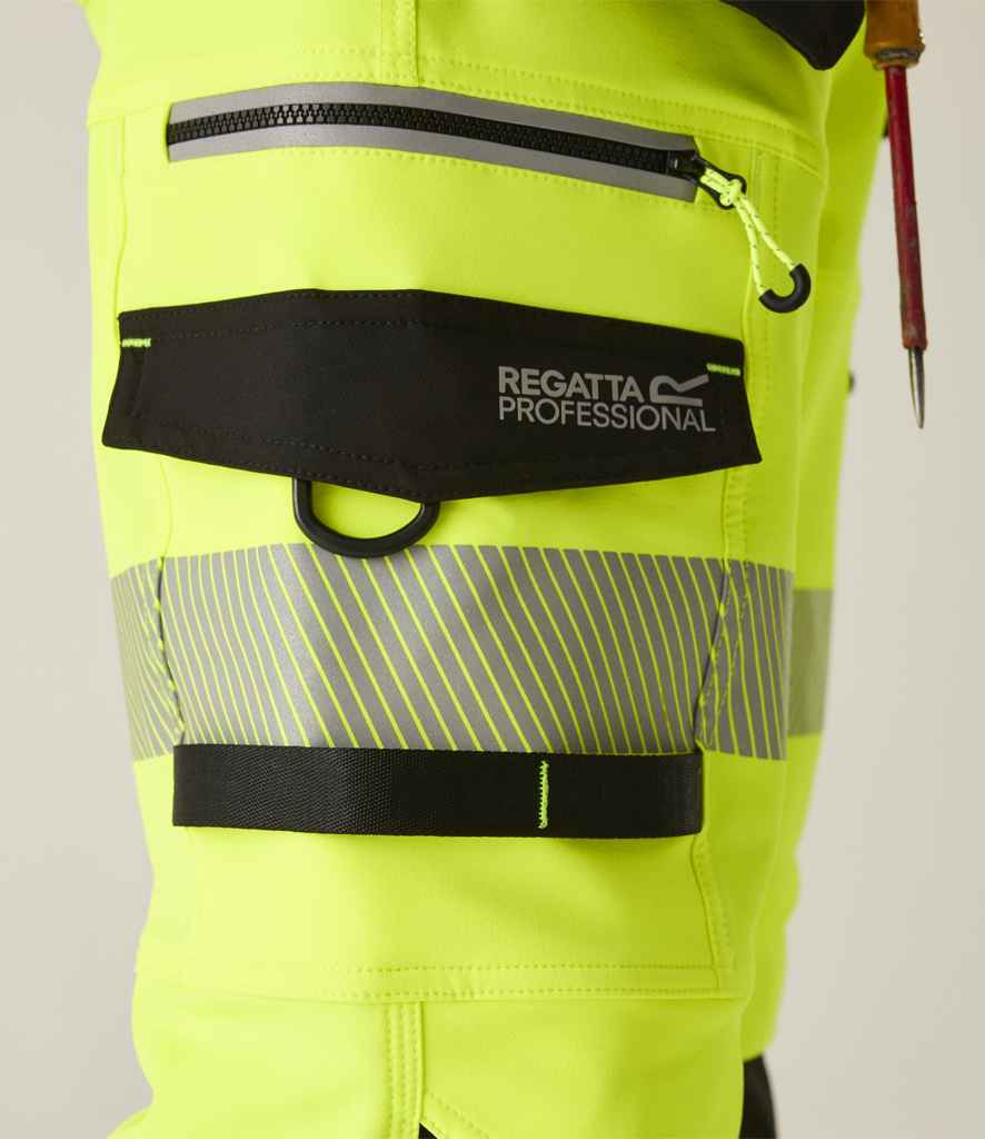 Regatta High Visibility Infiltrate Stretch Holster Trousers | Yellow/Black - Lancashire Teamwear