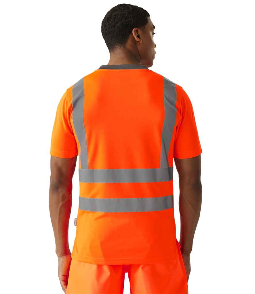 Regatta High Visibility Pro Contract T-Shirt | Orange - Lancashire Teamwear