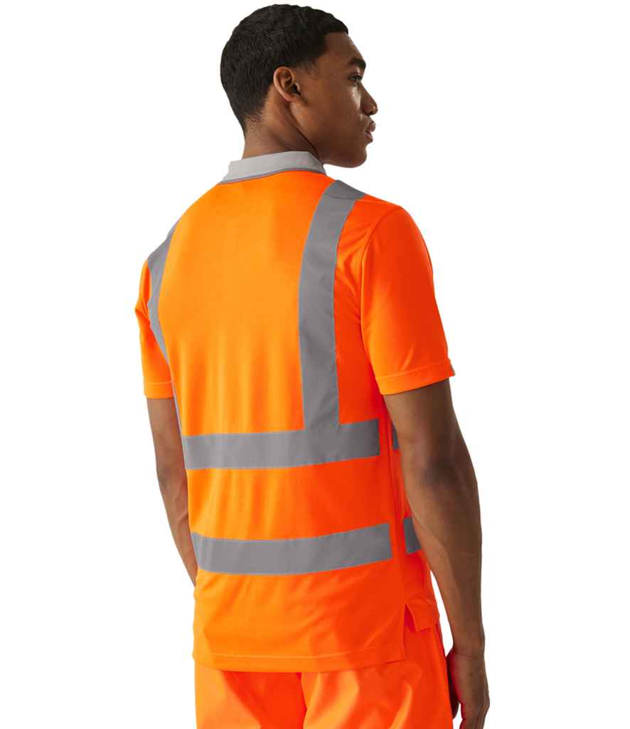 Regatta High Visibility Pro Contract Polo Shirt | Orange - Lancashire Teamwear