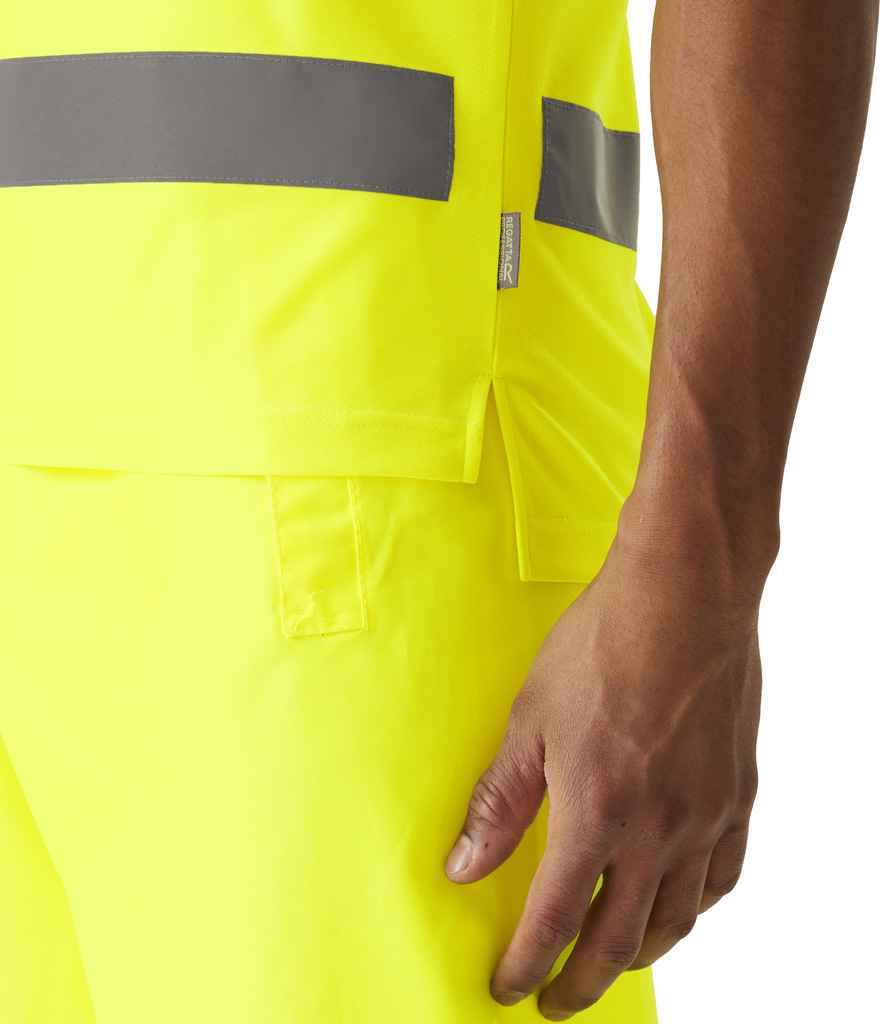 Regatta High Visibility Pro Contract Polo Shirt | Yellow - Lancashire Teamwear