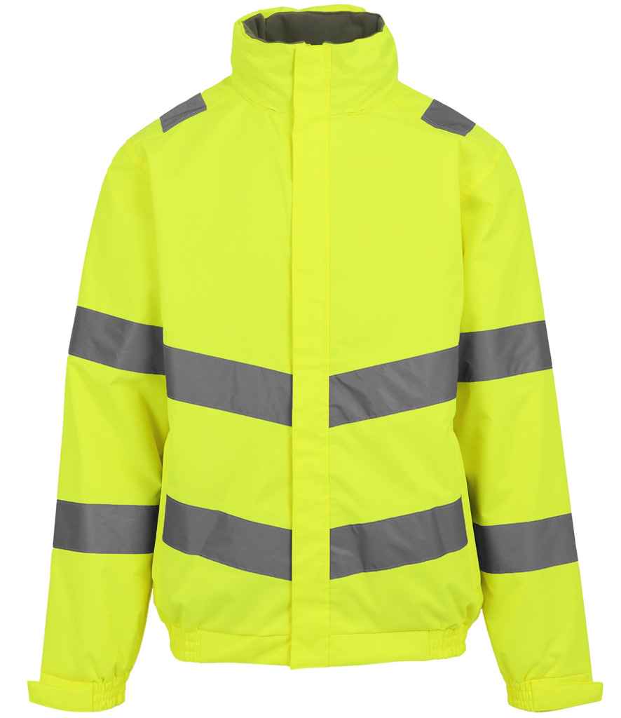 Regatta High Visibility Pro Contract Dover Jacket | Yellow - Lancashire Teamwear
