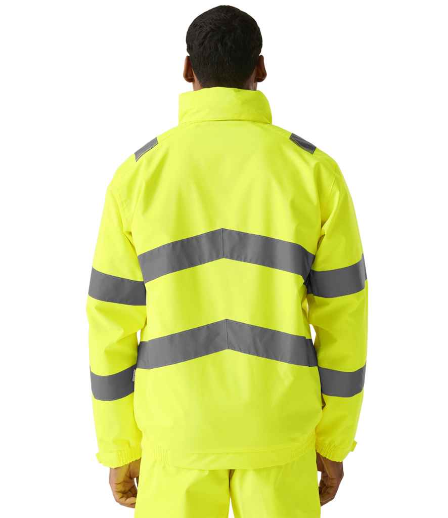 Regatta High Visibility Pro Contract Dover Jacket | Yellow - Lancashire Teamwear