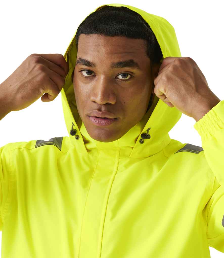 Regatta High Visibility Pro Contract Dover Jacket | Yellow - Lancashire Teamwear