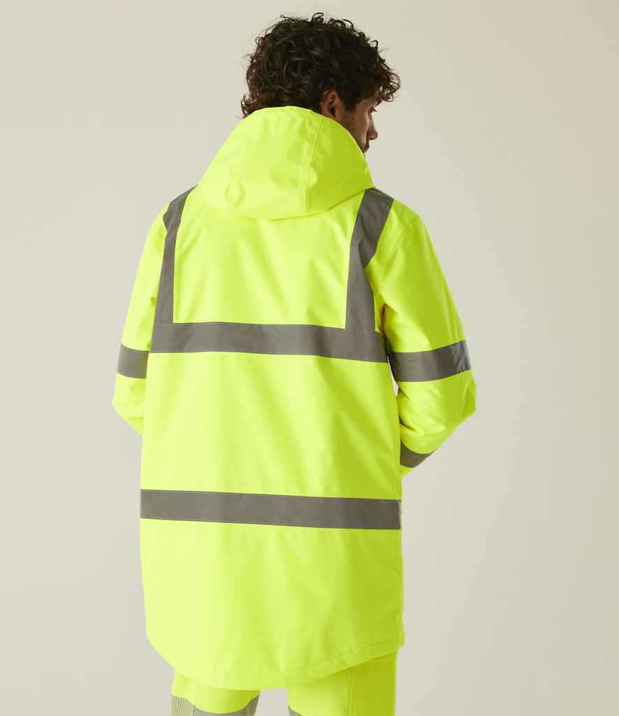 Regatta High Visibility Pro Contract Dover Parka | Yellow Jacket - Lancashire Teamwear