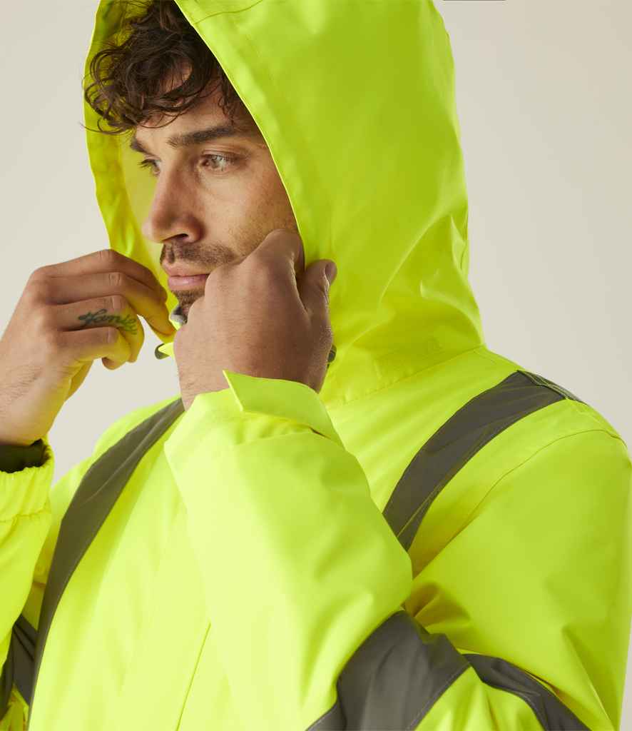 Regatta High Visibility Pro Contract Dover Parka | Yellow Jacket - Lancashire Teamwear