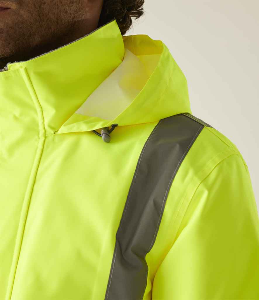 Regatta High Visibility Pro Contract Dover Parka | Yellow Jacket - Lancashire Teamwear