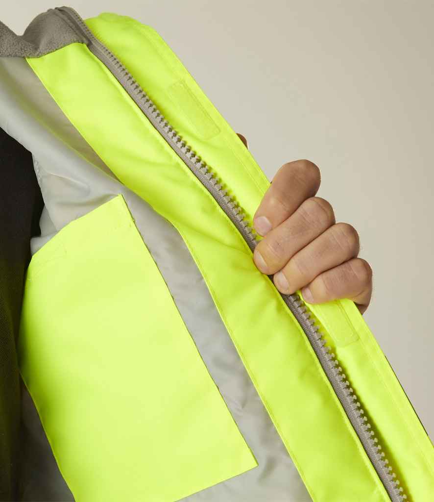 Regatta High Visibility Pro Contract Dover Parka | Yellow Jacket - Lancashire Teamwear