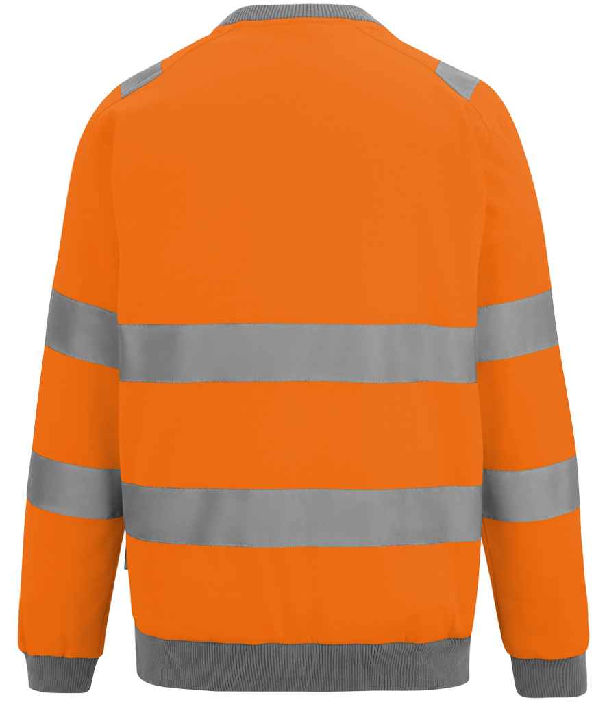 Regatta High Visibility Pro Contract Crew Neck Sweatshirt | Orange - Lancashire Teamwear