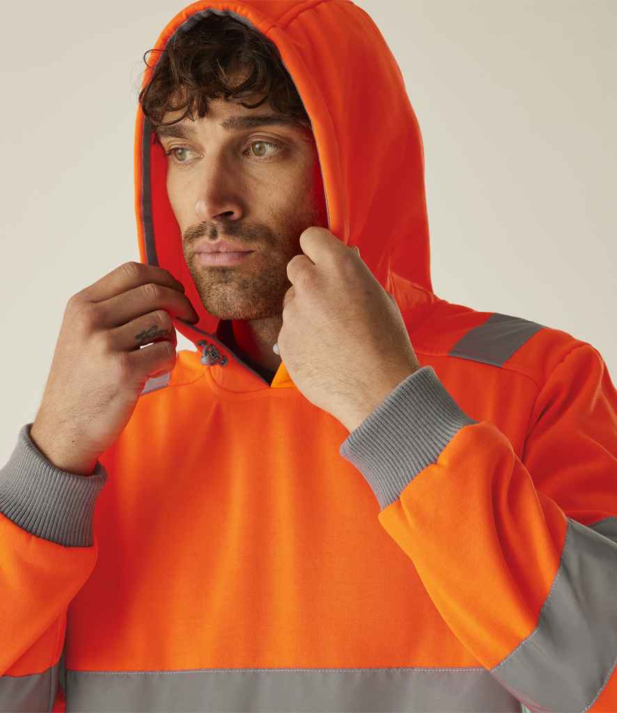 Regatta High Visibility Pro Contract Hoodie | Orange - Lancashire Teamwear