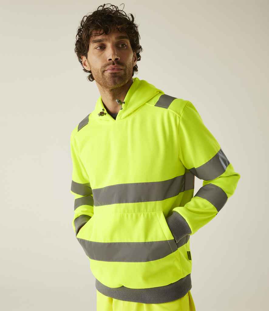 Regatta High Visibility Pro Contract Hoodie | Yellow - Lancashire Teamwear