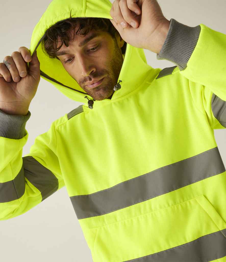 Regatta High Visibility Pro Contract Hoodie | Yellow - Lancashire Teamwear