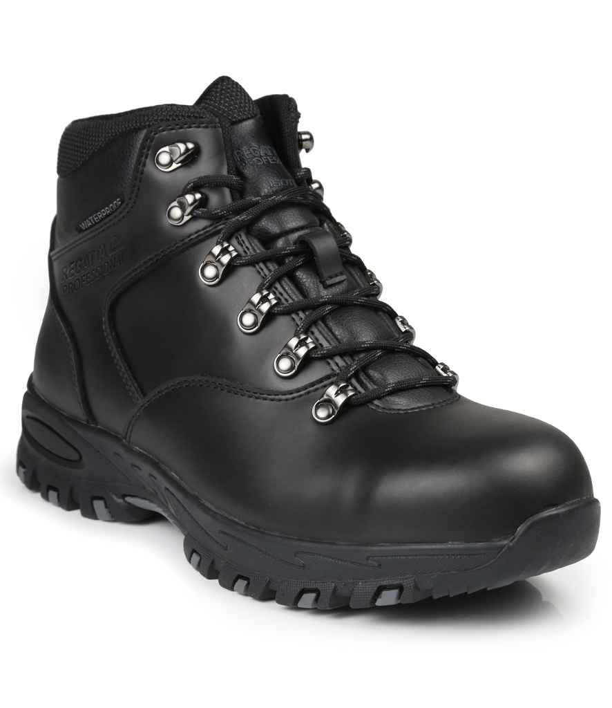 Regatta Safety Footwear Gritstone S3 WP Safety Hikers | Black - Lancashire Teamwear