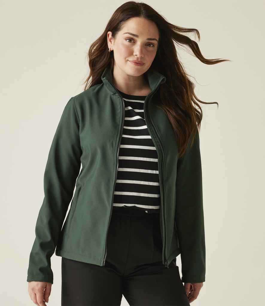 Regatta Ladies Ablaze Printable Soft Shell Jacket | Dark Spruce/Black - Regatta Professional - Lancashire Teamwear