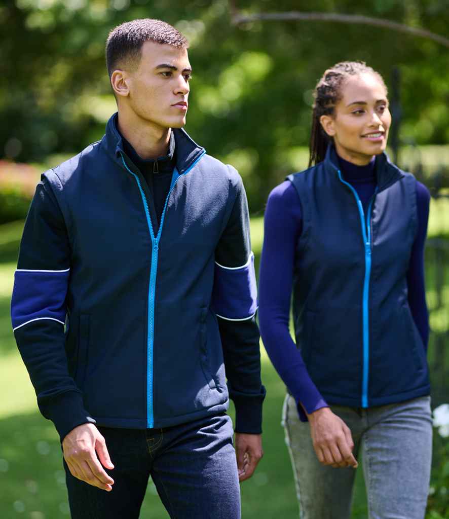 Regatta Ablaze Soft Shell Bodywarmer | Navy/French Blue - Regatta Professional Gilet - Lancashire Teamwear