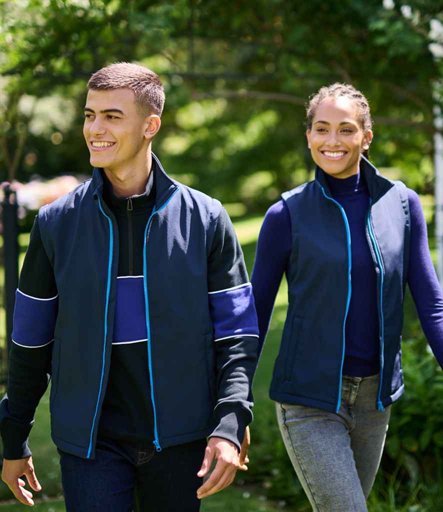 Regatta Ablaze Soft Shell Bodywarmer | Navy/French Blue - Regatta Professional Gilet - Lancashire Teamwear