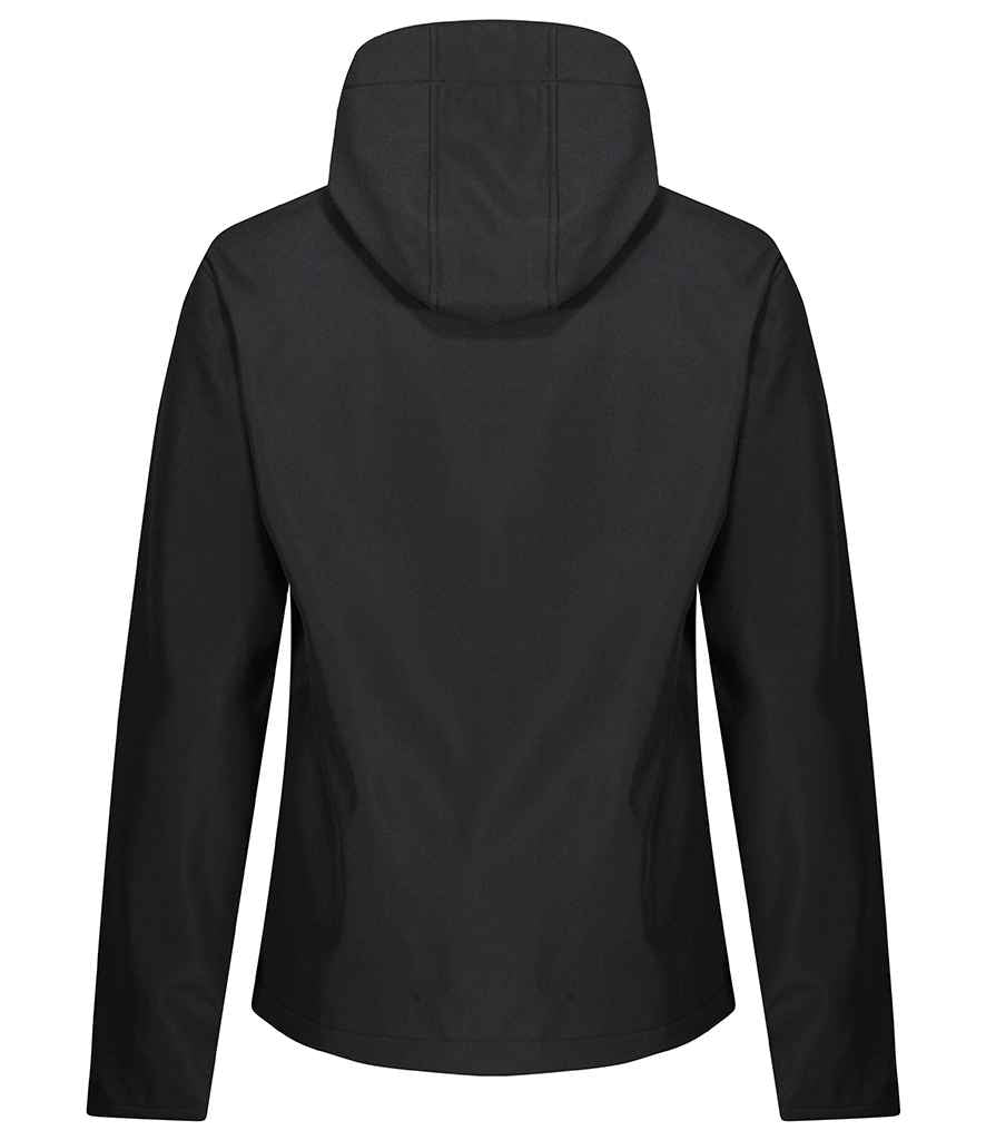 Regatta Venturer Three Layer Hooded Soft Shell Jacket | Black/Black - Regatta Professional - Lancashire Teamwear