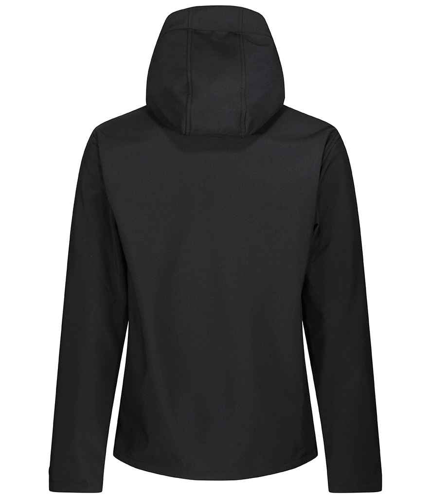 Regatta Venturer Three Layer Hooded Soft Shell Jacket | Black/Classic Red - Regatta Professional - Lancashire Teamwear