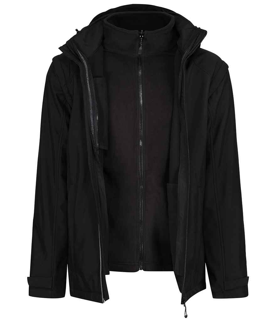 Regatta Erasmus 4-in-1 Soft Shell Jacket | Black/Black - Regatta Professional - Lancashire Teamwear