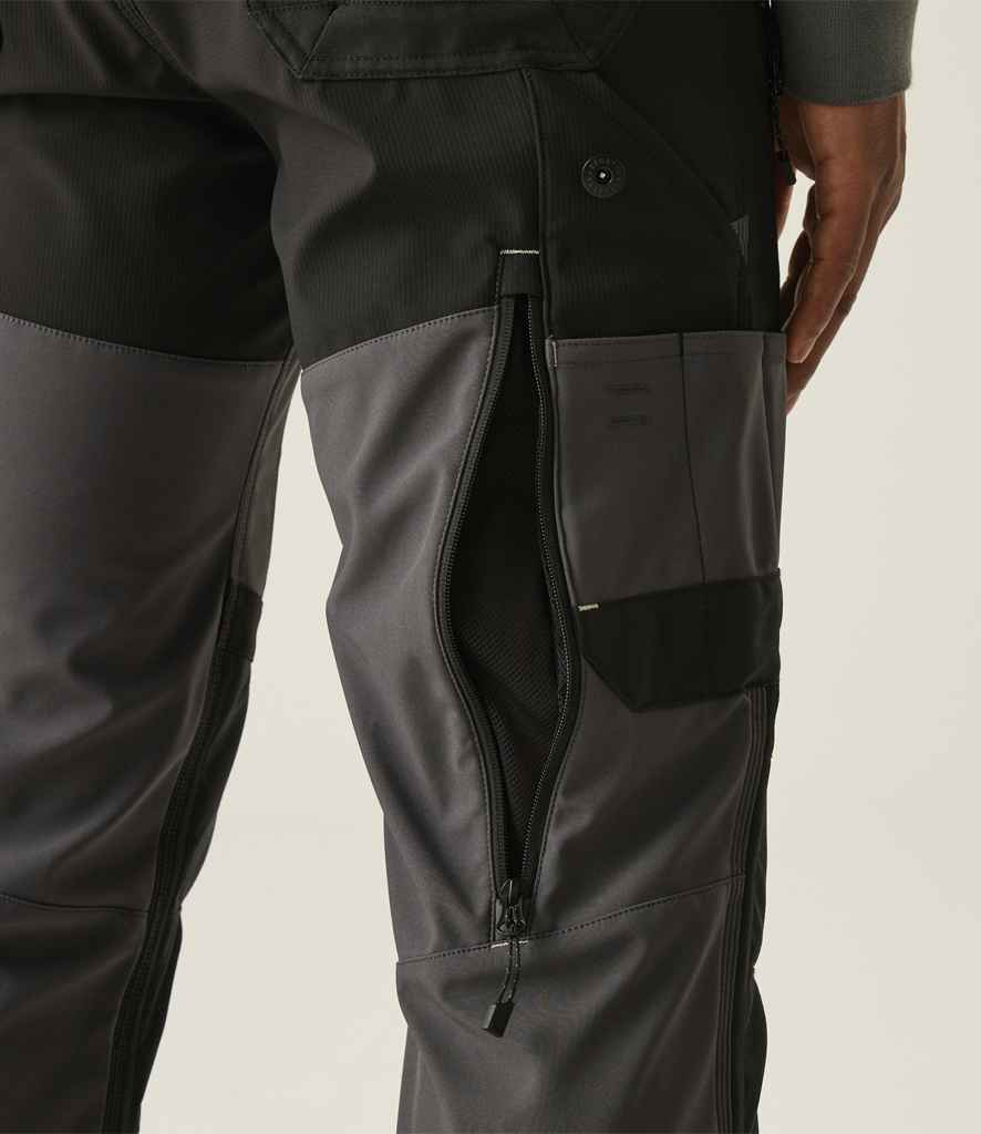 Regatta 4TEX Stretch Holster Trousers | Slate Grey/Black - Regatta Professional - Lancashire Teamwear