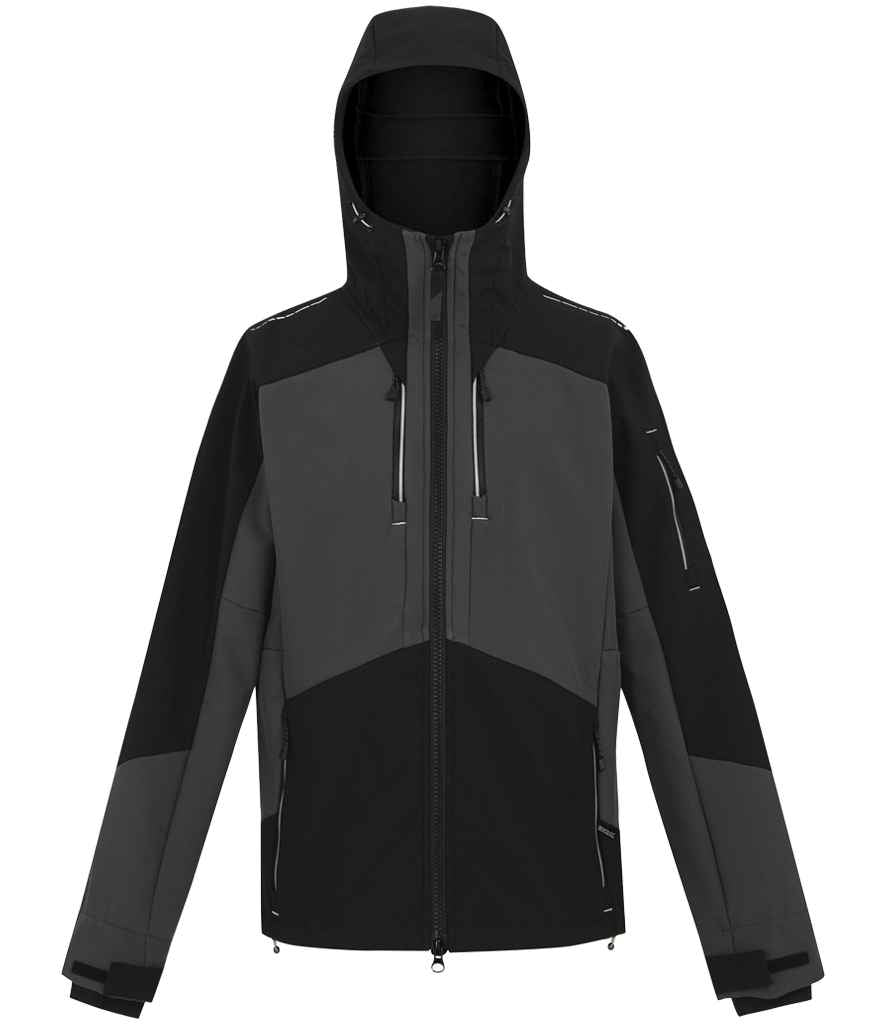 Regatta 4TEX Stretch Three Layer Soft Shell Jacket | Slate Grey/Black - Regatta Professional - Lancashire Teamwear