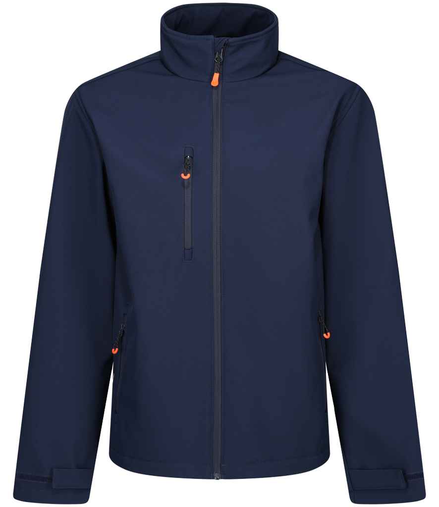 Regatta Thermogen Powercell 5000 Heated Soft Shell Jacket Navy/Magma Orange