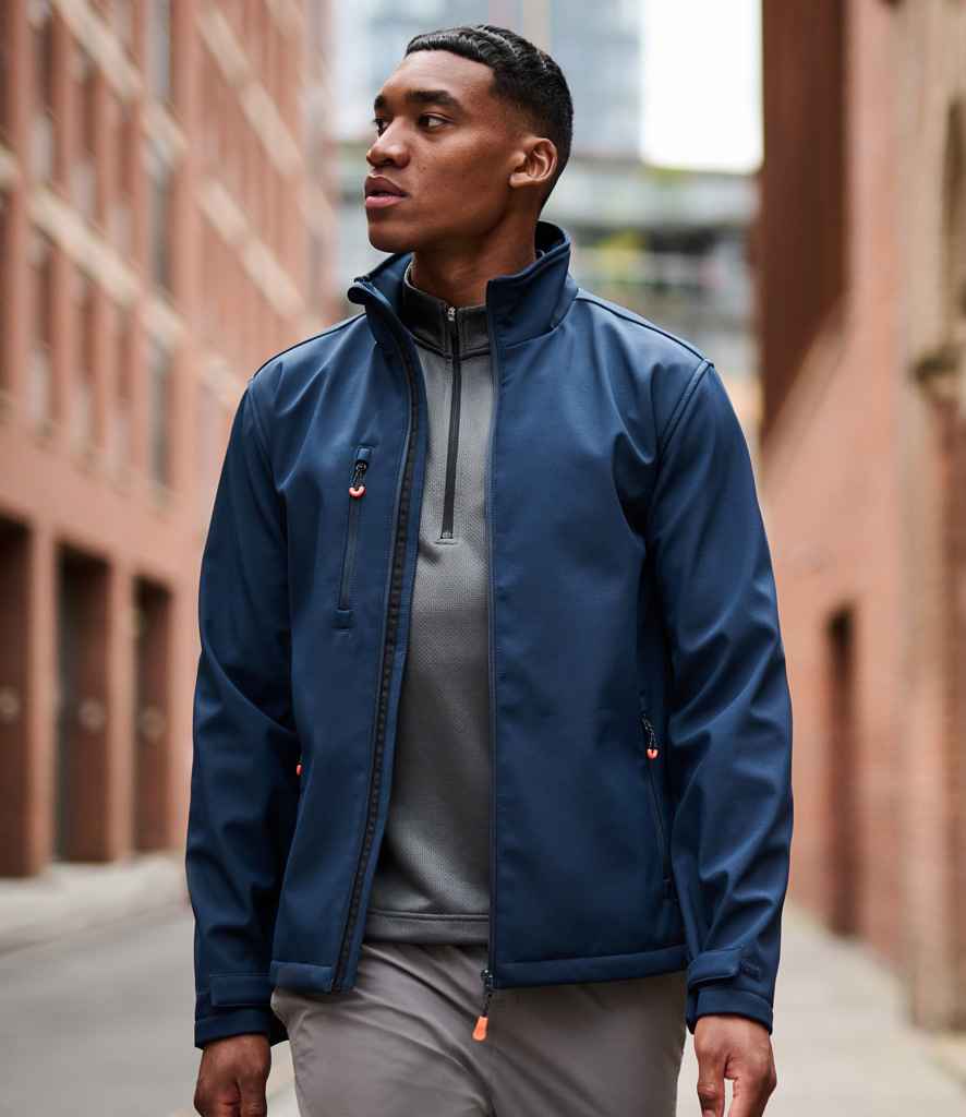 Regatta Thermogen Powercell 5000 Heated Soft Shell Jacket | Navy/Magma Orange - Regatta Professional - Lancashire Teamwear