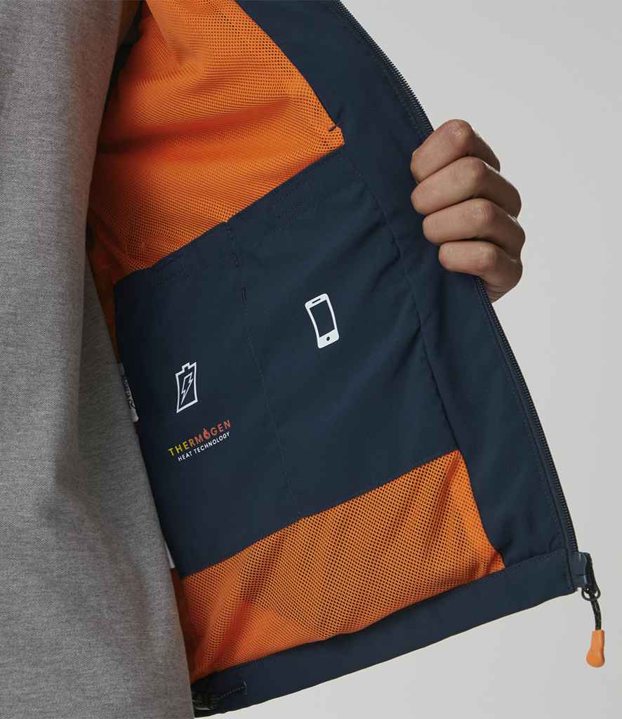 Regatta Thermogen Powercell 5000 Heated Soft Shell Jacket | Navy/Magma Orange - Regatta Professional - Lancashire Teamwear