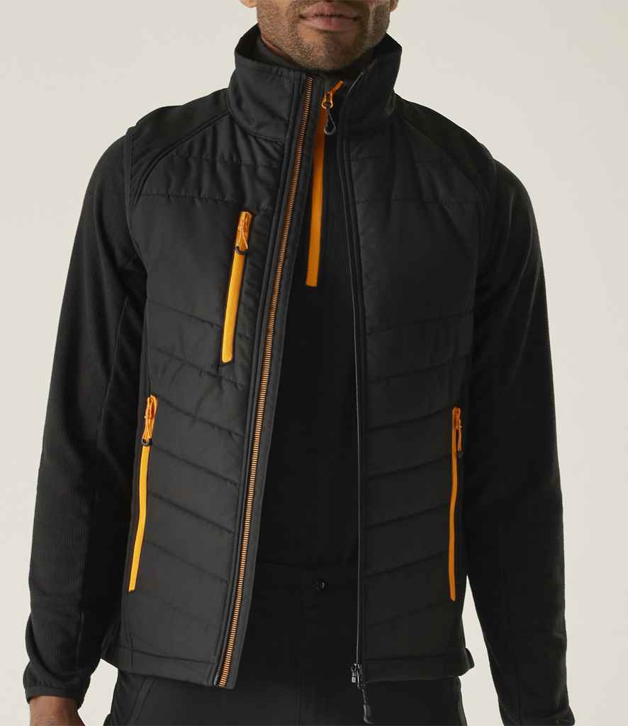 Regatta Pro Universal Bodywarmer | Black/Orange - Regatta Professional Gilet - Lancashire Teamwear