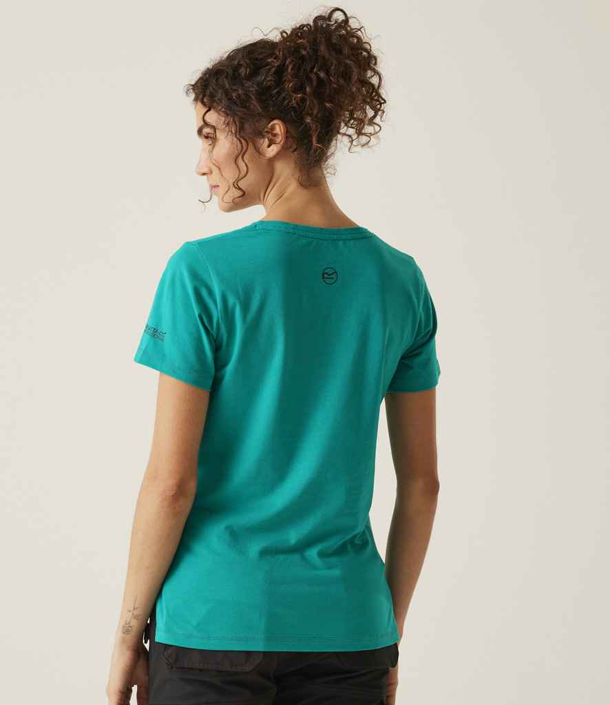 Regatta Ladies Ada Cotton Stretch T-Shirt | Wilderness Green - Regatta Professional - Lancashire Teamwear