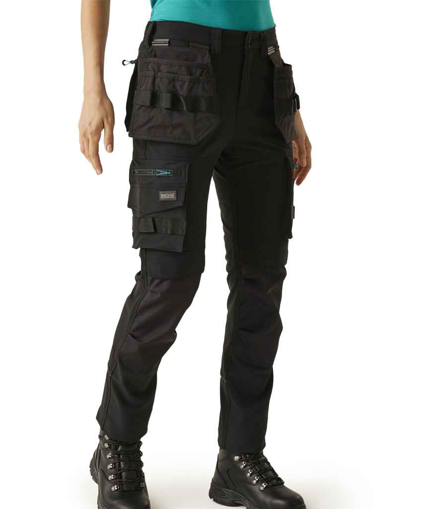 Regatta Ladies Ada Stretch Holster Trousers | Black - Regatta Professional - Lancashire Teamwear